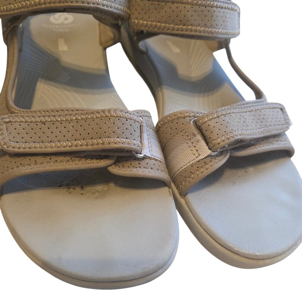 Clarks Sport Sandals Cloudsteppers Brizo Sammie Women's Walking Comfort sz 10 - Picture 7 of 9